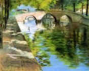 威廉 梅里特 查斯 : Reflections aka Canal Scene